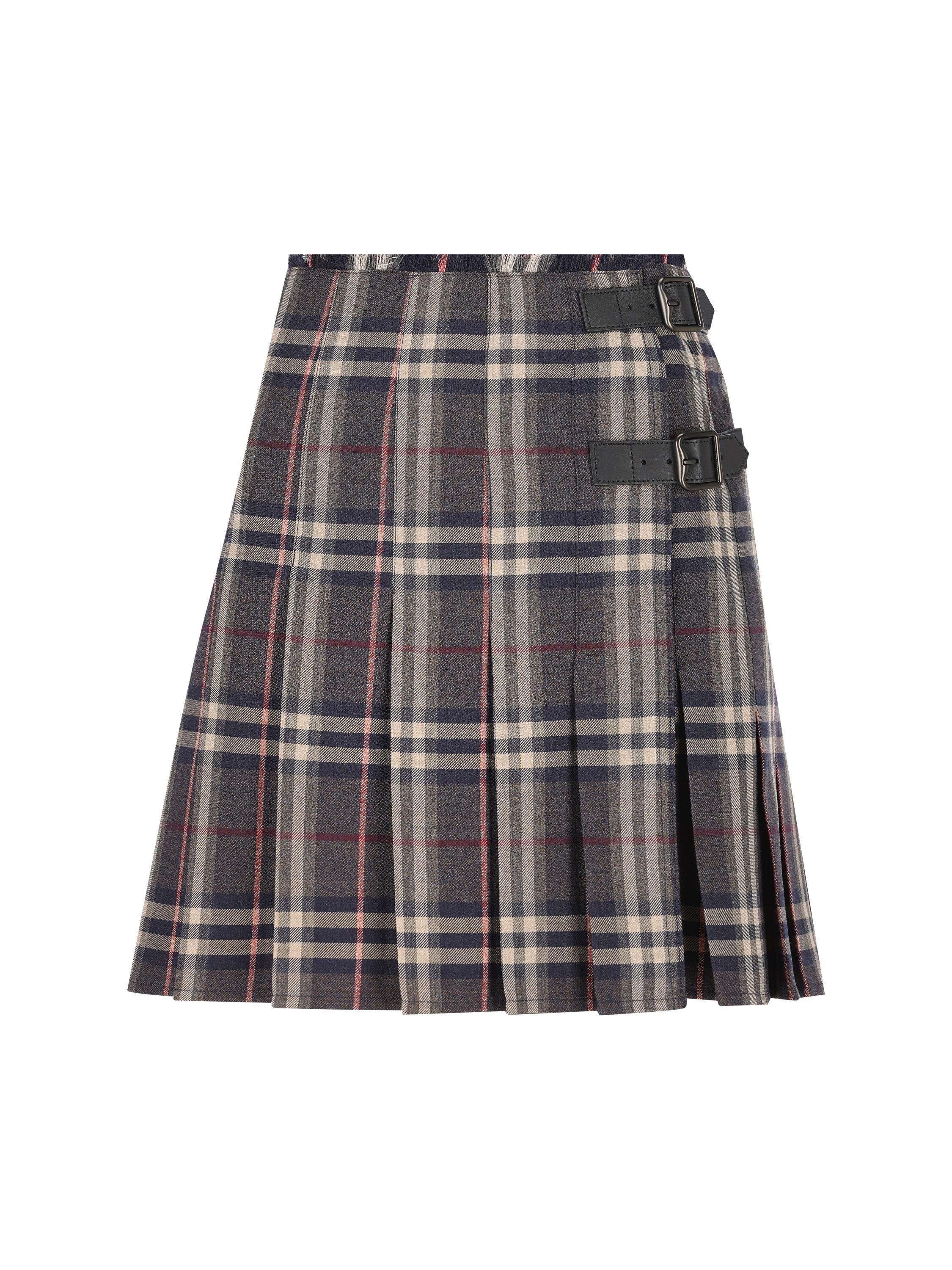 BURBERRY Mini Skirt In Wool – Franzkraler.com
