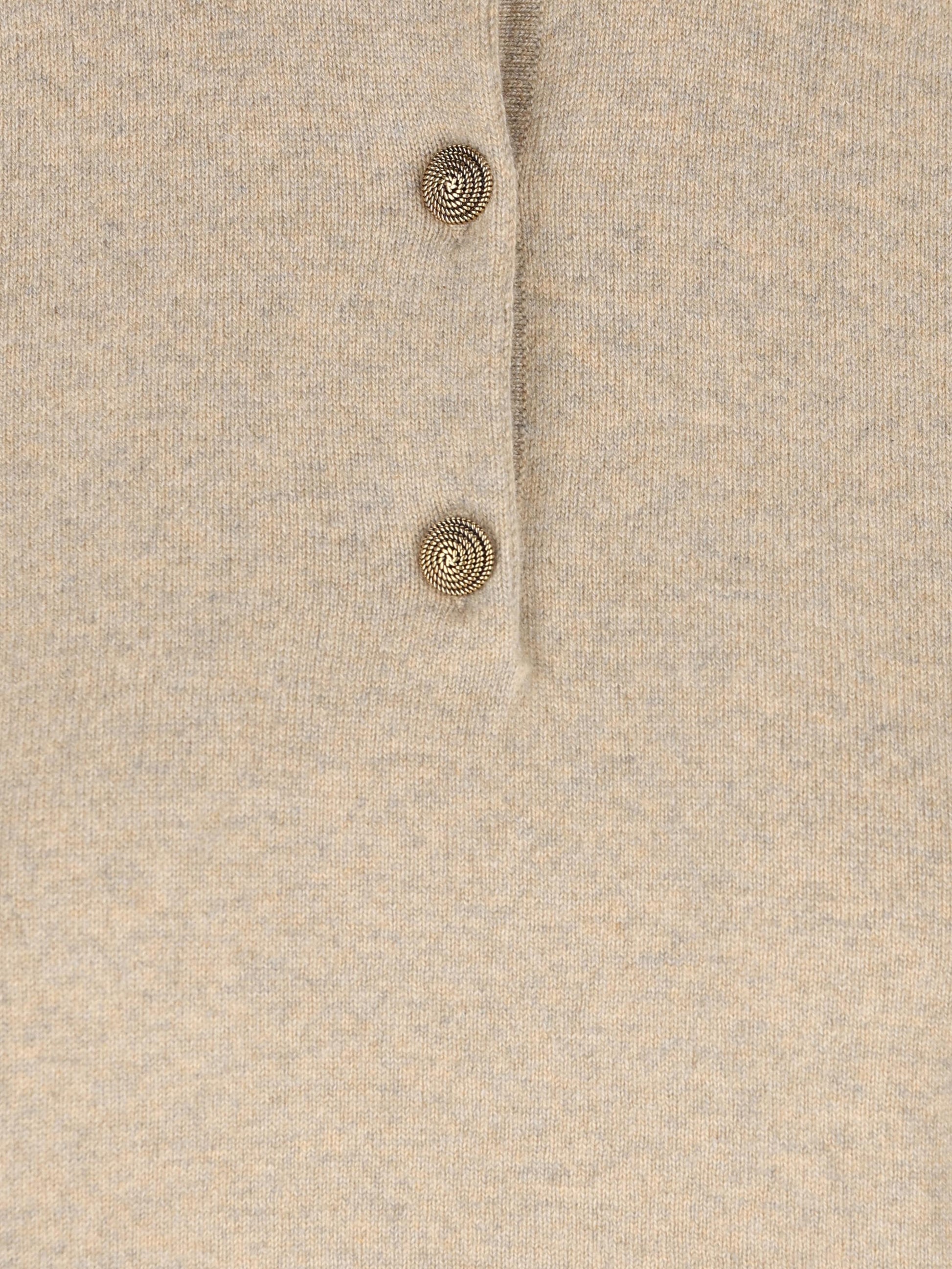 Polo realizzata in baby cashmere. FAQ8646 D0ZI LORO PIANA 