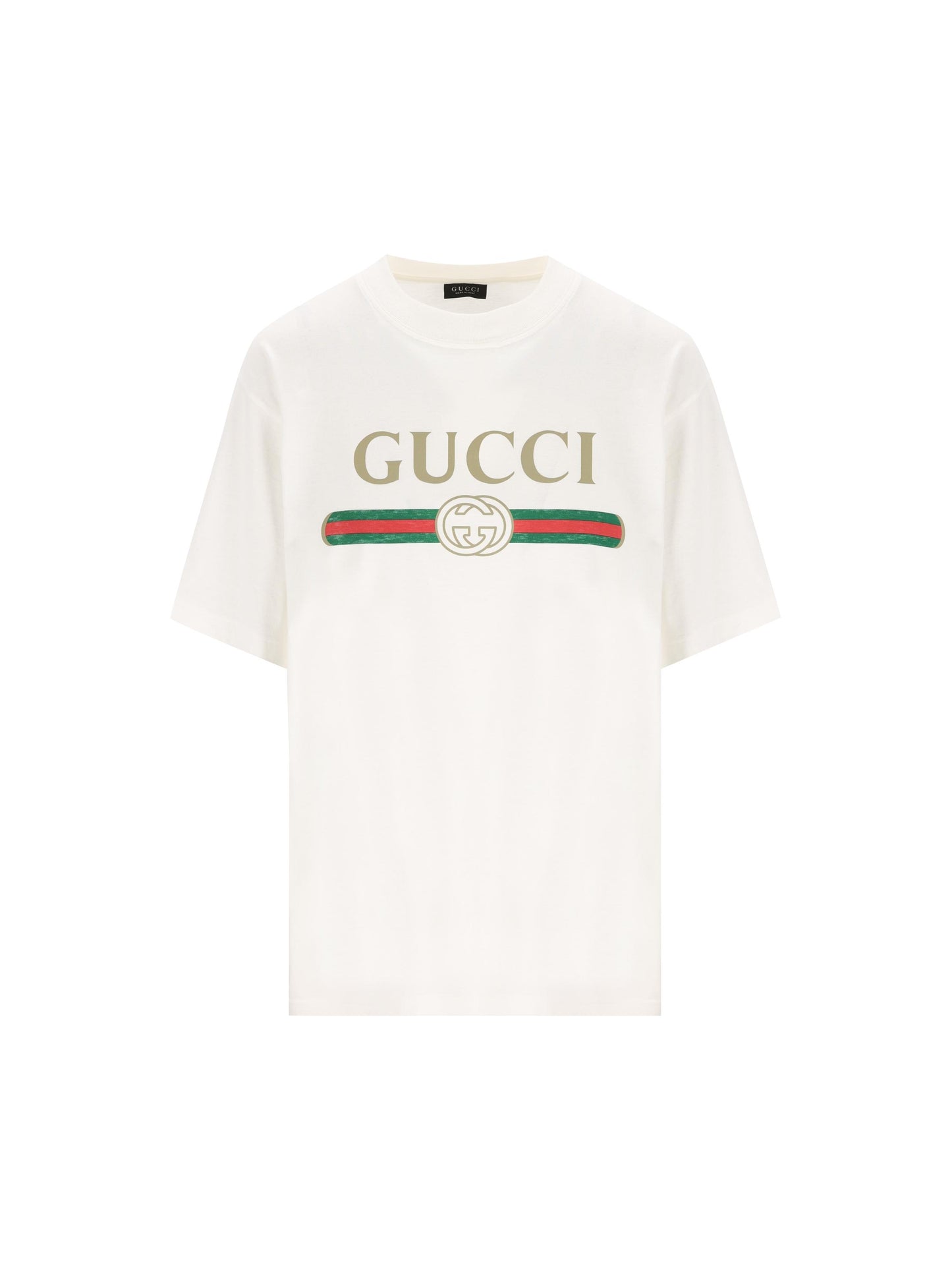 T-Shirt realizzata in cotone e seta. 865015 XJHUF9280 GUCCI 