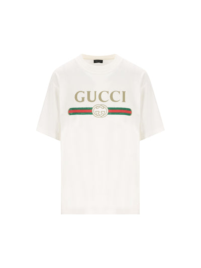 T-Shirt realizzata in cotone e seta. 865015 XJHUF9280 GUCCI 