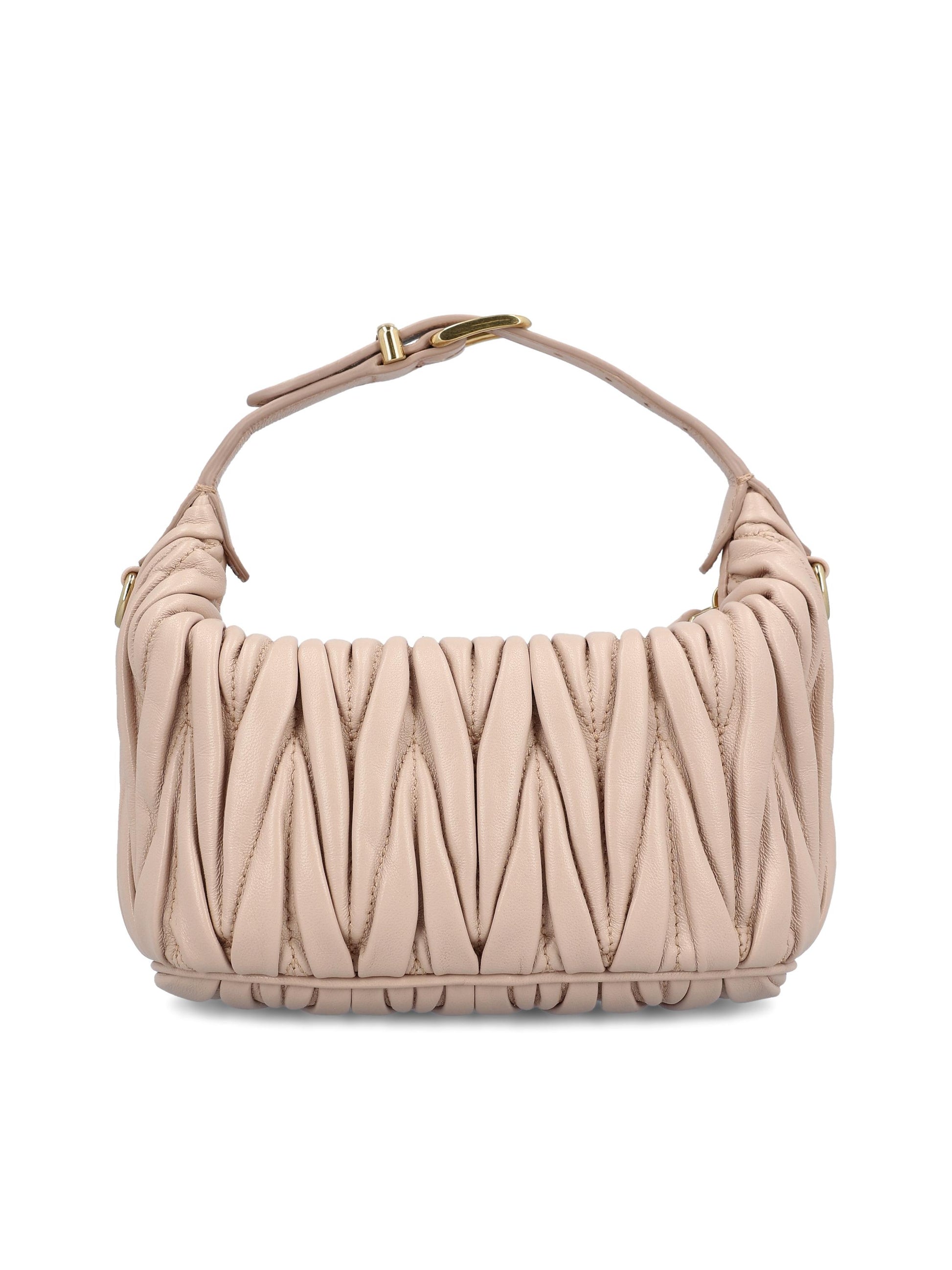 Pouch realizzata in pelle di agnello. 5BP100 AN88F0236 MIU MIU 