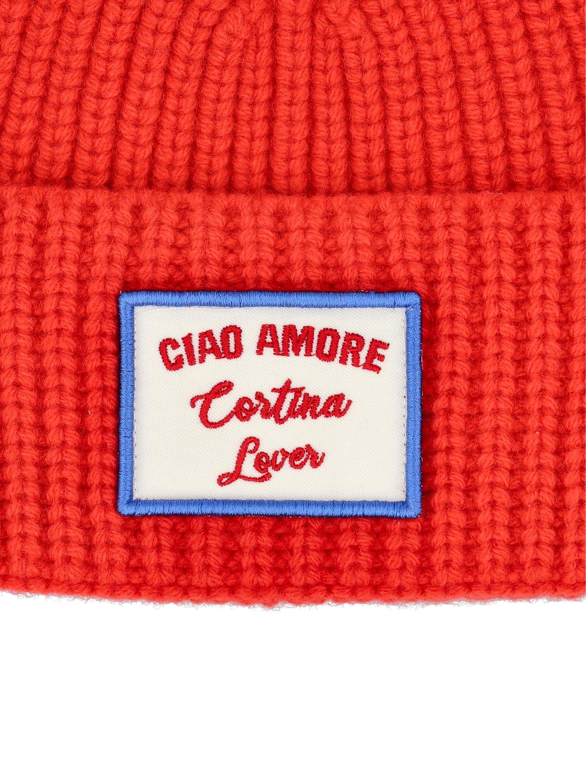 Cappello in lana e cashmere "Ciao Amore Cortina Lover" F25EM2831K 13 GIADA BENINCASA 