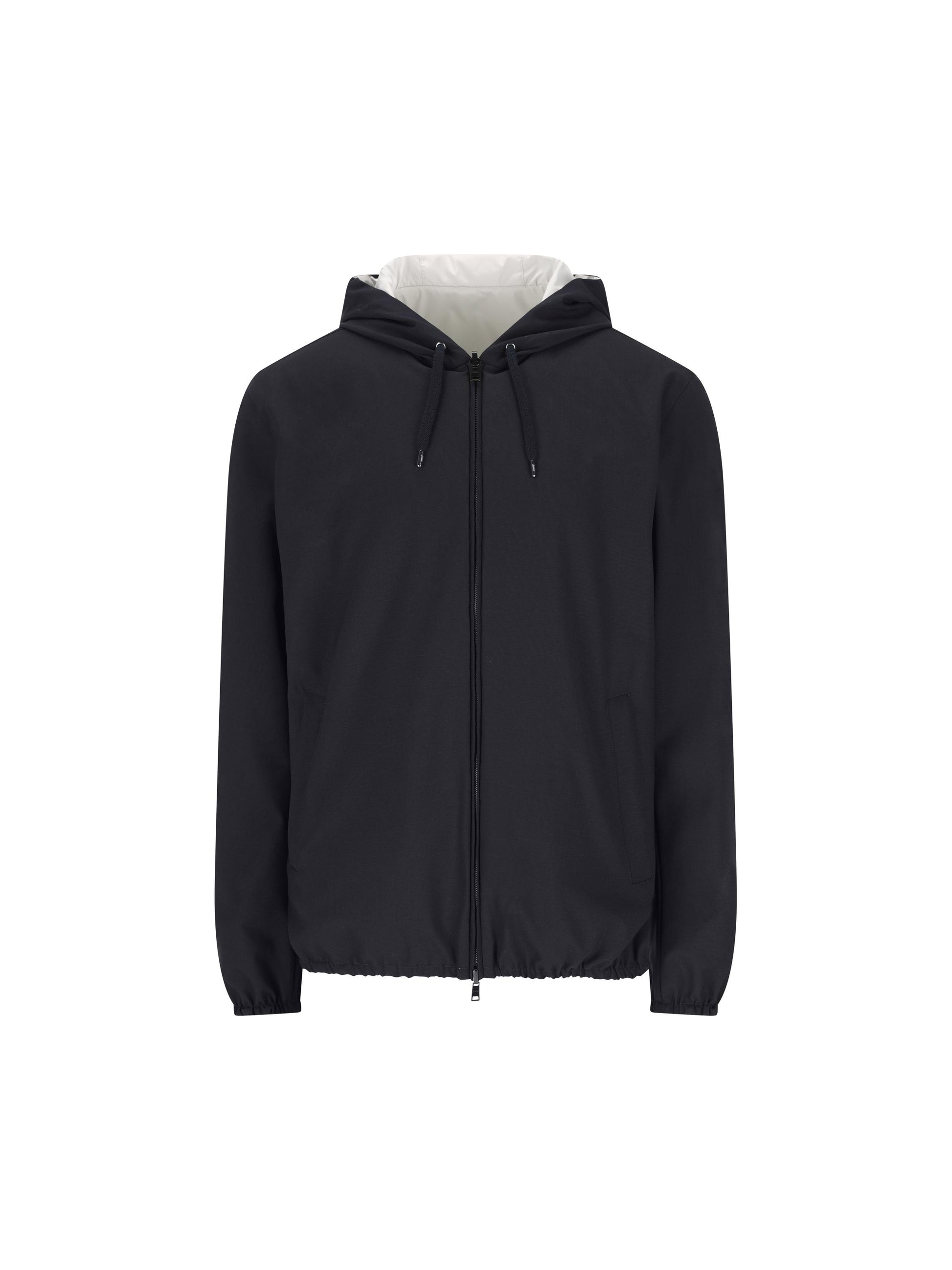 Giacca reversibile realizzata in poliestere e lana. GI000591U 12808Z9294 HERNO 