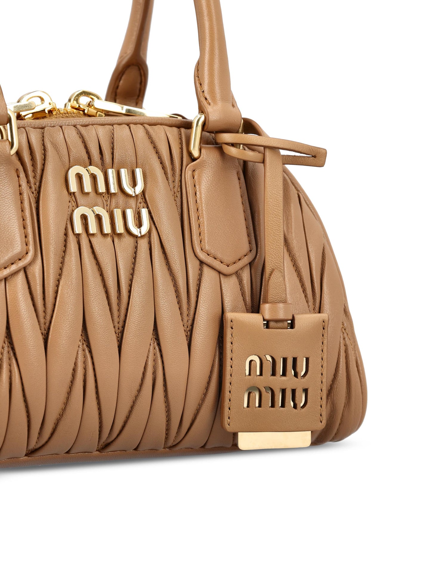 Borsa Arcadie in nappa matelassé 5BB191 AN88F098L MIU MIU 