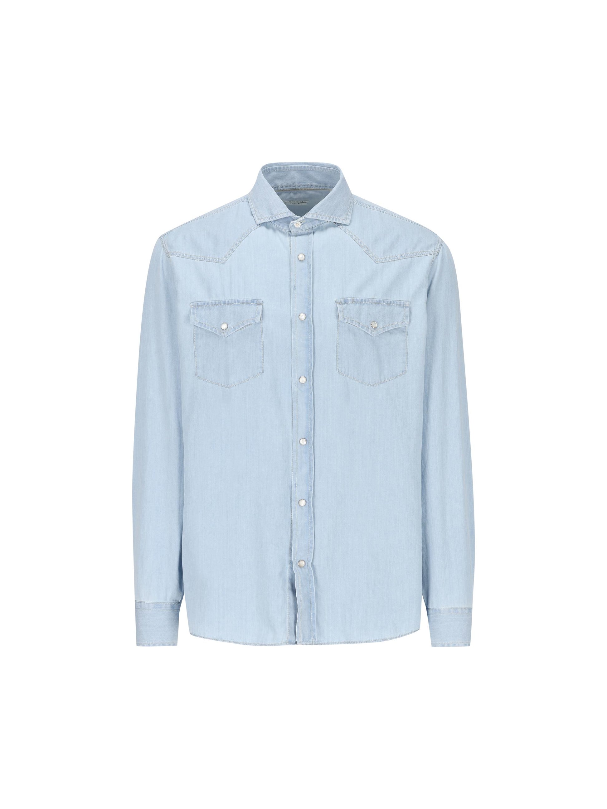 Camicia realizzata in cotone. MR6834008 CEI28 BRUNELLO CUCINELLI 