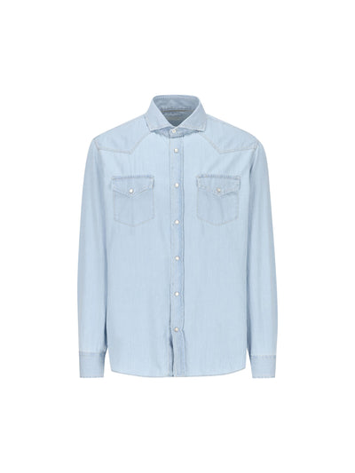 Camicia realizzata in cotone. MR6834008 CEI28 BRUNELLO CUCINELLI 