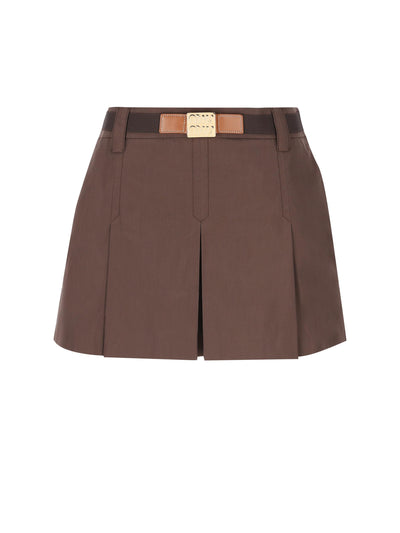 Minigonna realizzata in cotone. MG2485 12NSF0324 MIU MIU 