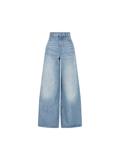Jeans a gamba ampia e vita alta in denim CH26SDP02252 40R CHLOE' 