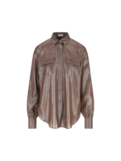 Camicia realizzata in misto lana. MB150NC106 C3185 BRUNELLO CUCINELLI 