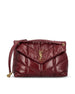Borsa PUFFER Media in Pelle Lucida Dark Ruby 577475 AAFE16593 SAINT LAURENT 