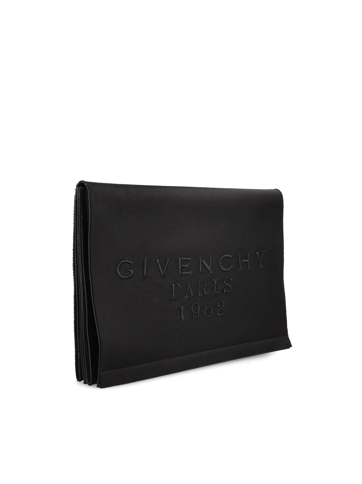 Pochette realizzata in seta e pelle. BB514EB2CK 001 GIVENCHY 