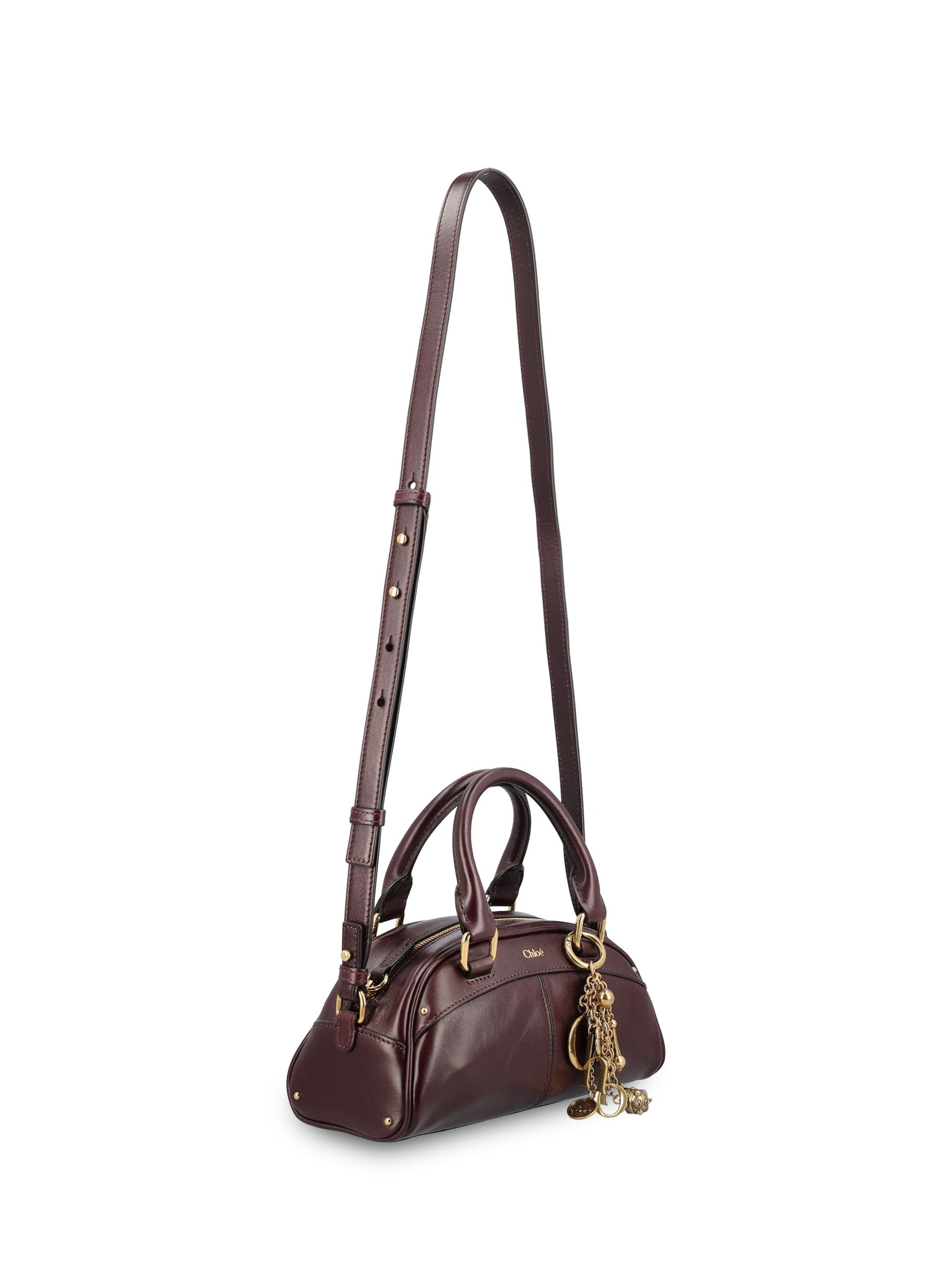 Borsa bowling Chloé piccola in pelle morbida CH26SS956Q86 55H CHLOE' 
