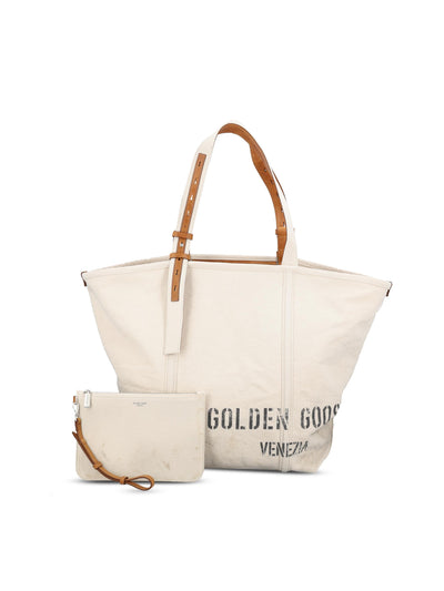 Borsa realizzata in canvas. GWA00694 A00086115232 GOLDEN GOOSE 