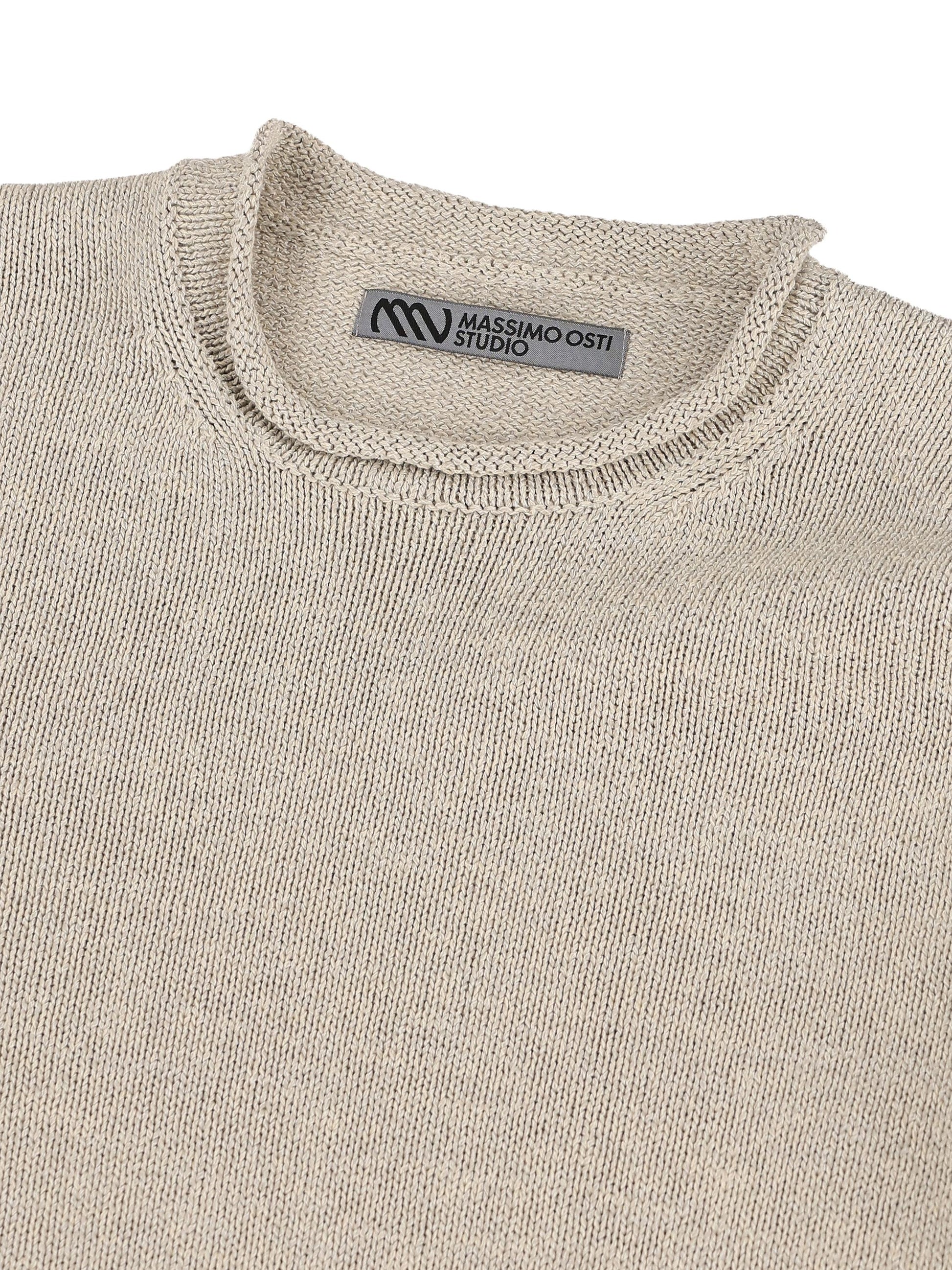 Maglia realizzata in cotone. MKN303A11 0707G310 MASSIMO OSTI STUDIO 