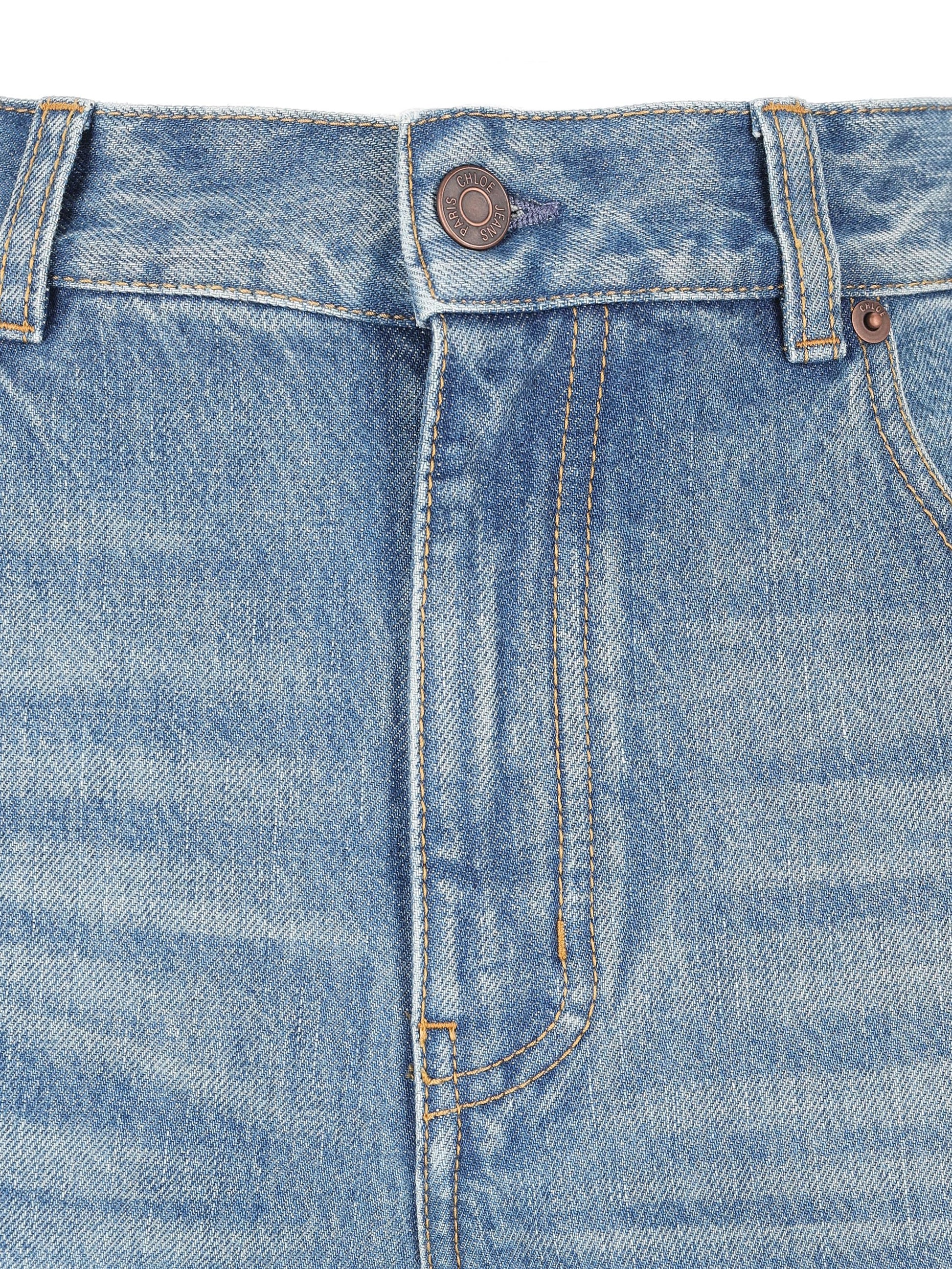 Jeans a gamba ampia e vita alta in denim CH26SDP02252 40R CHLOE' 