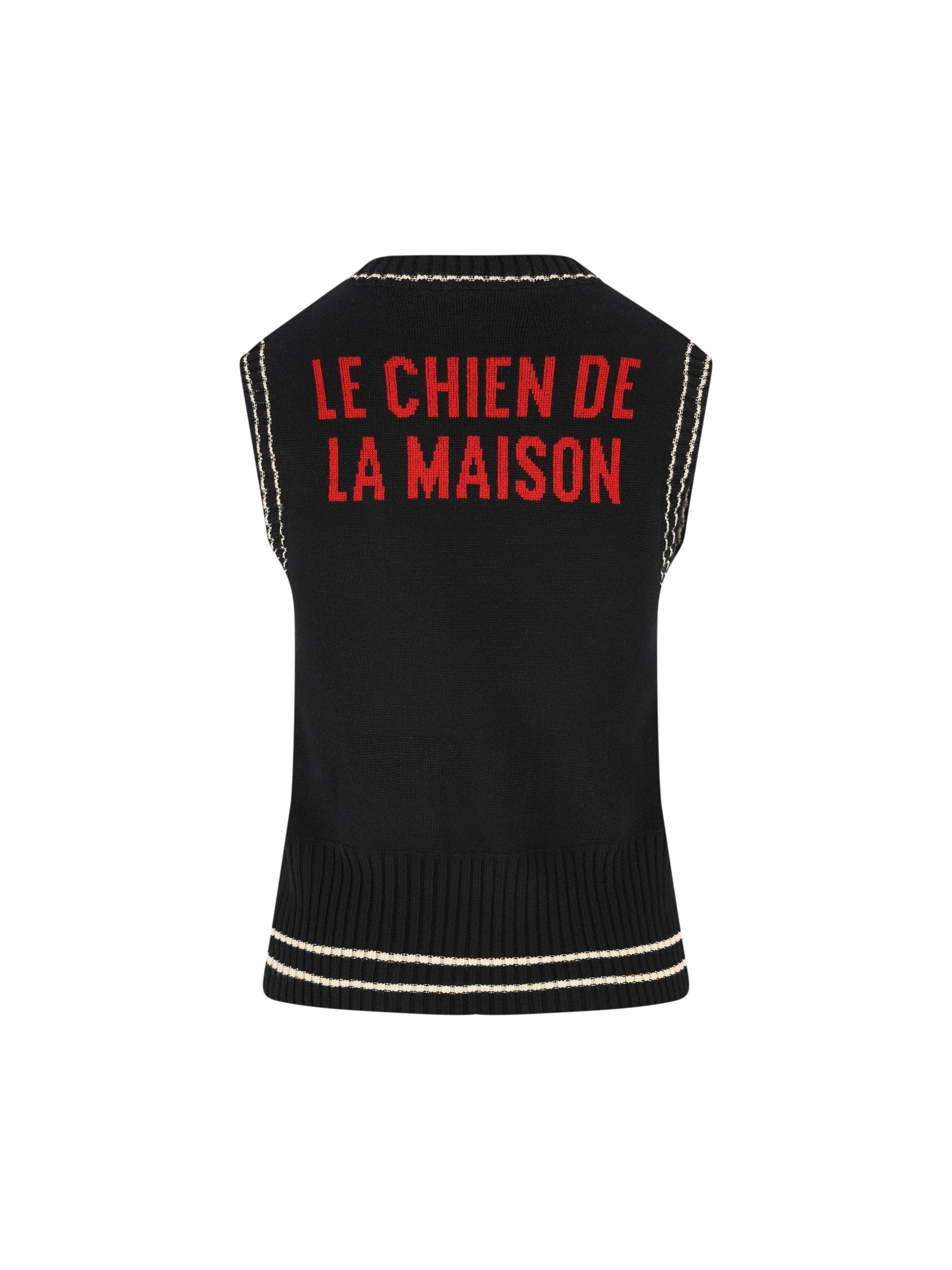 Gilet in lana jacquard Petit Charles 7B3K400P9K3 N78 VALENTINO GARAVANI 