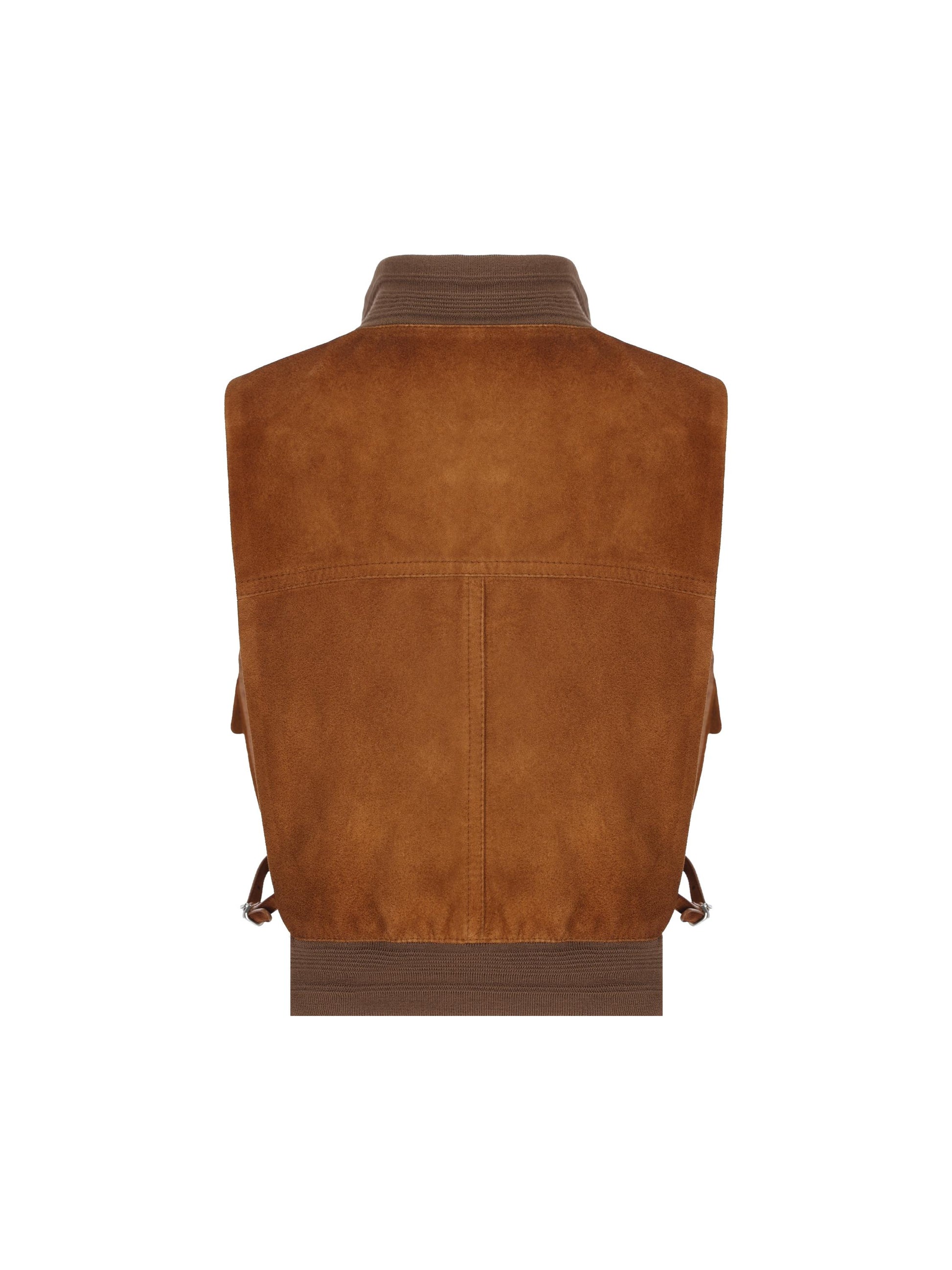 Gilet realizzato in pelle di agnello. MPT318 19MLF0046 MIU MIU 