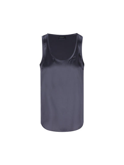 Top reversibile in raso di seta stretch M0C59E0600 C8901 BRUNELLO CUCINELLI 