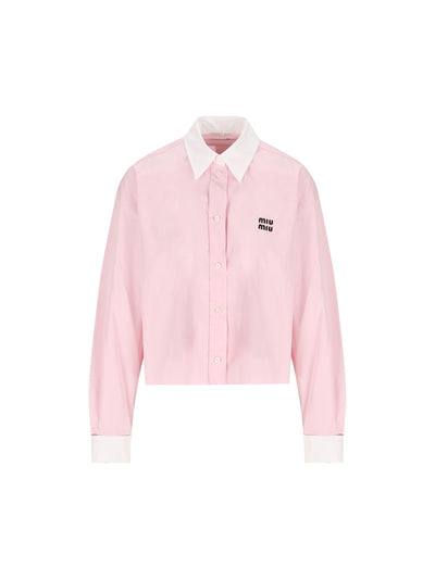 Camicia in cotone. MK1971 10RGF0028 MIU MIU 