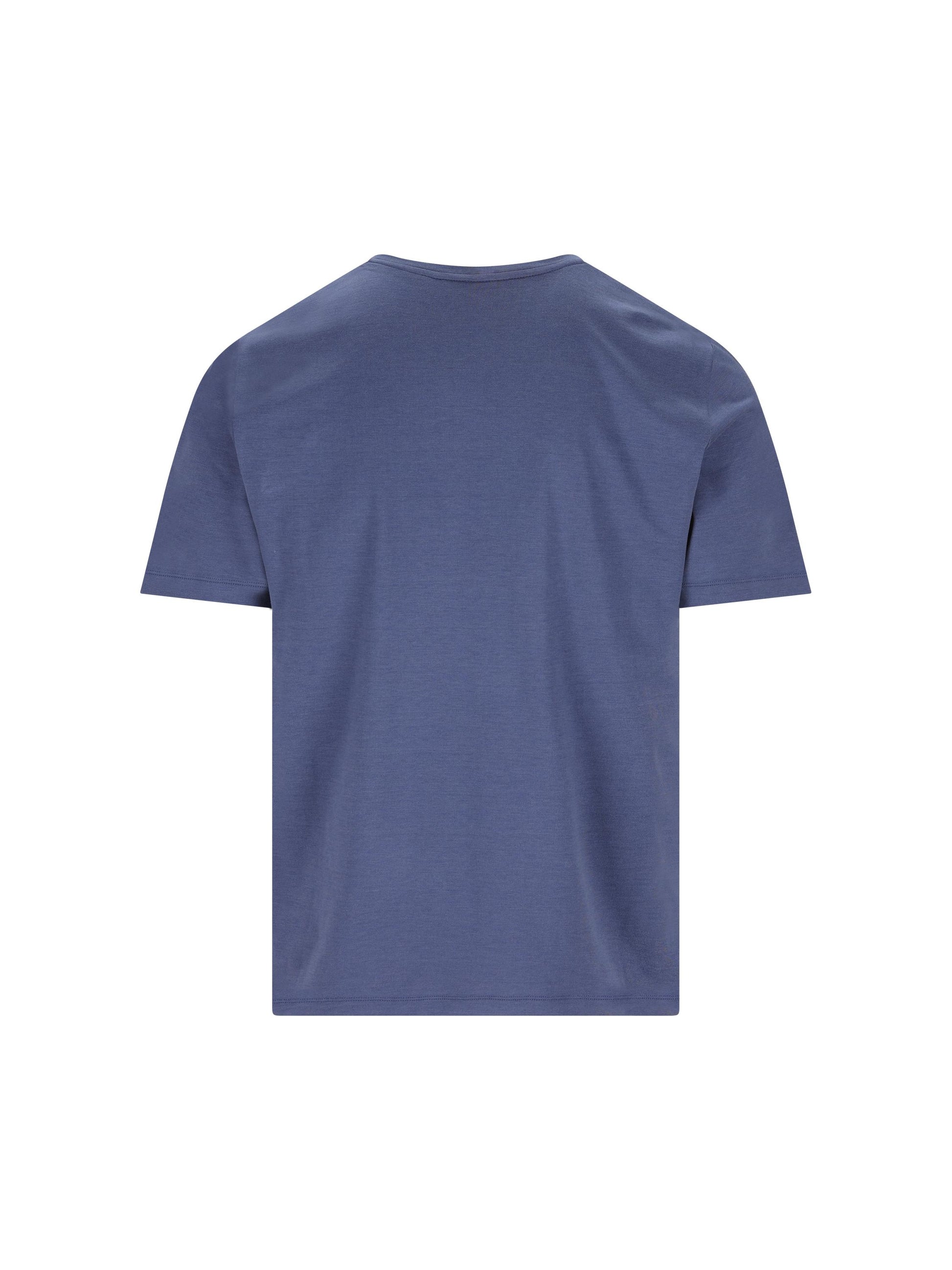 T-Shirt realizzata in seta e cotone. FAF6128 W366 LORO PIANA 