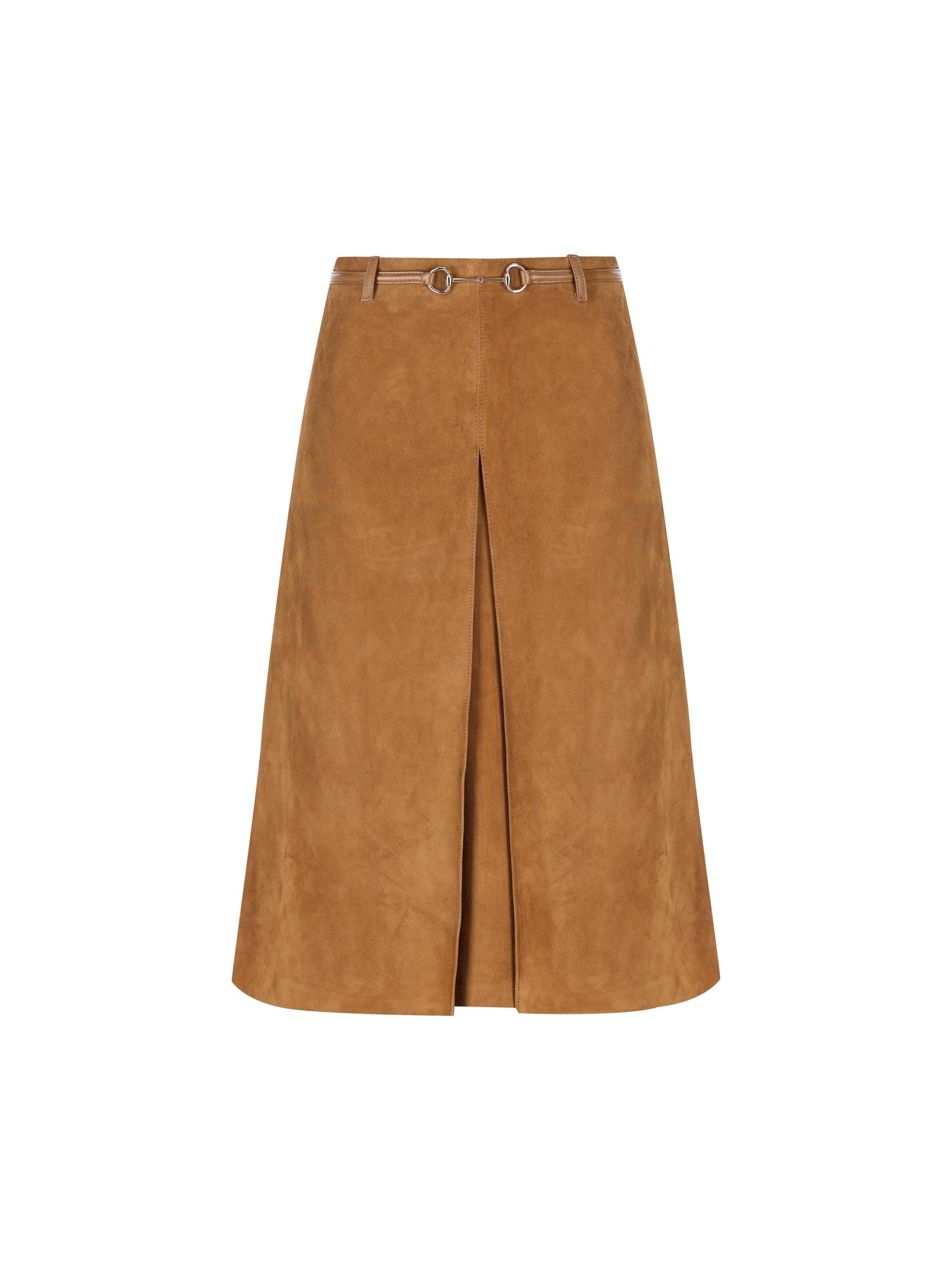 Gonna realizzata in pelle. 835480 XNA8L2535 GUCCI 