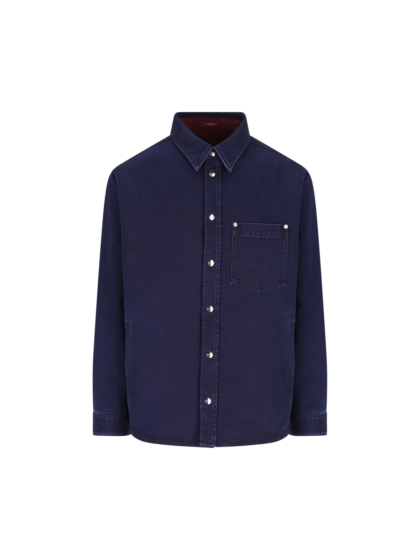 Camicia reversibile in denim e flanella 835282 XDDB64447 GUCCI 