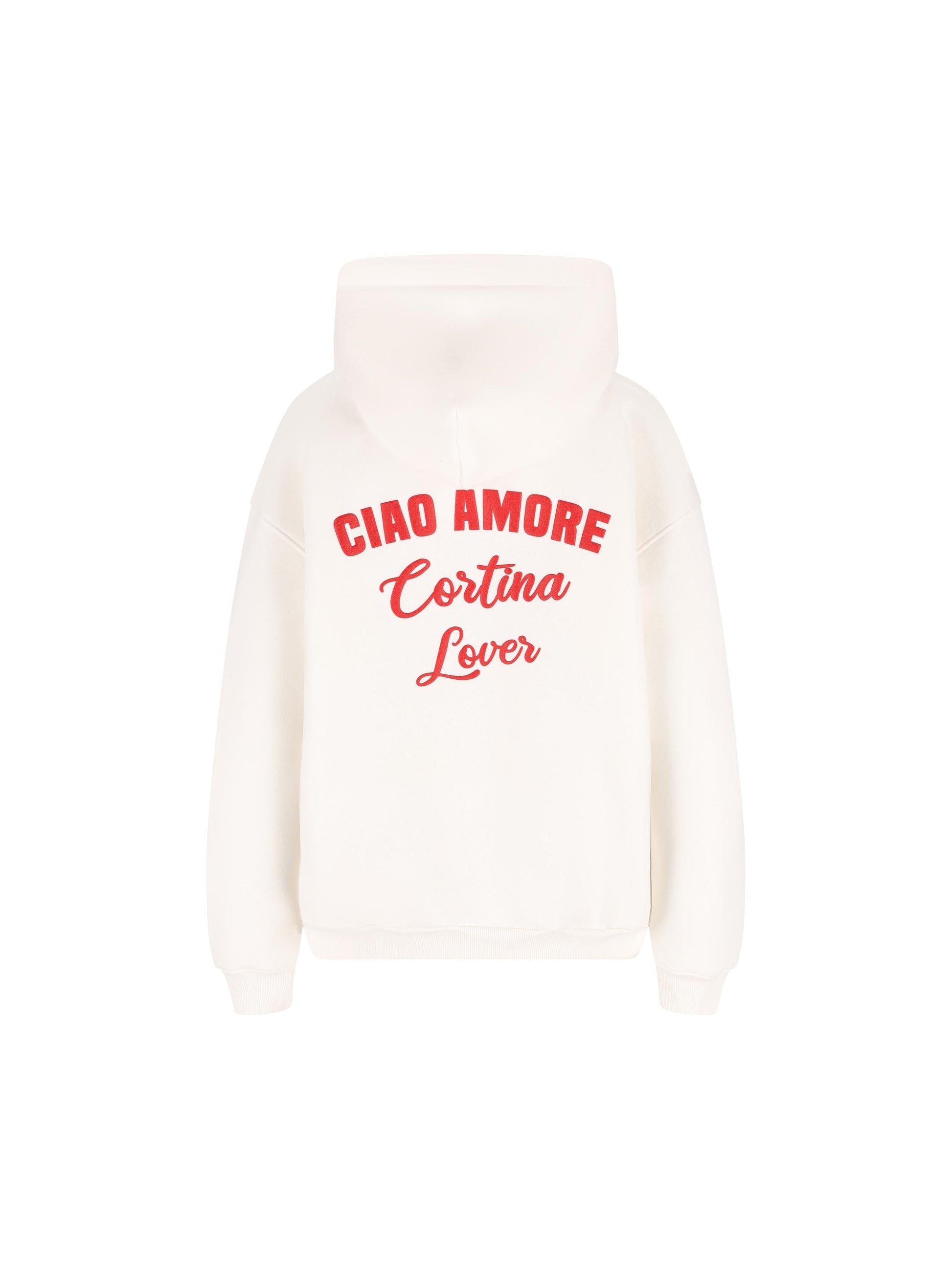 Felpa con cappuccio Ciao Amore Cortina Lover F25ET2322K 01 GIADA BENINCASA 