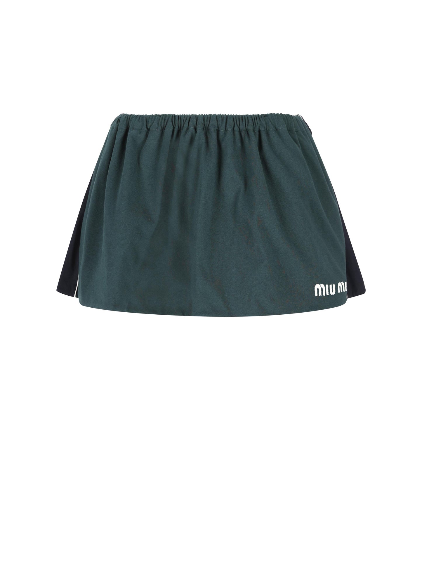 Minigonna realizzata in cotone. MJD232 182DF0R3V MIU MIU 