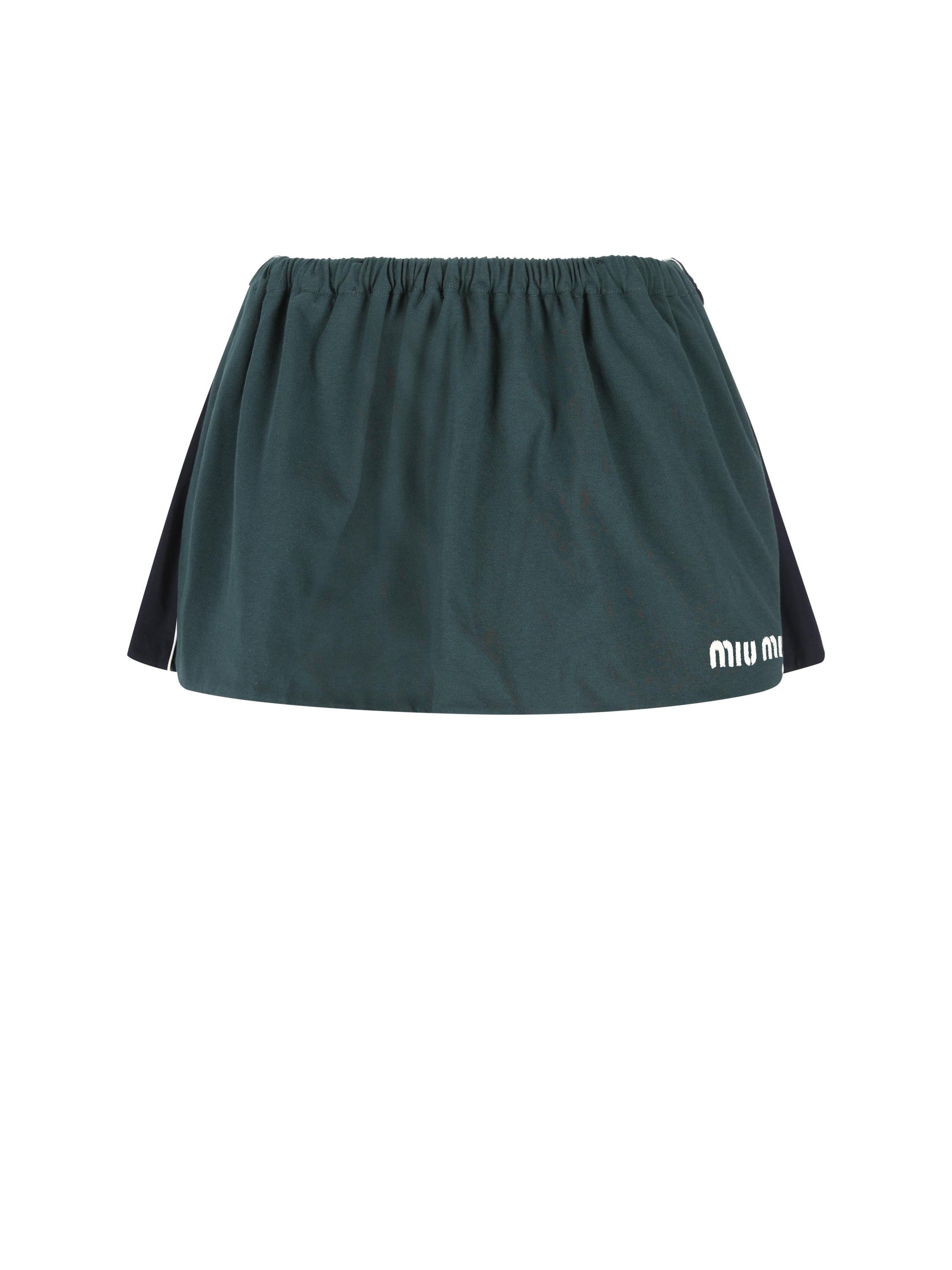 Minigonna realizzata in cotone. MJD232 182DF0R3V MIU MIU 