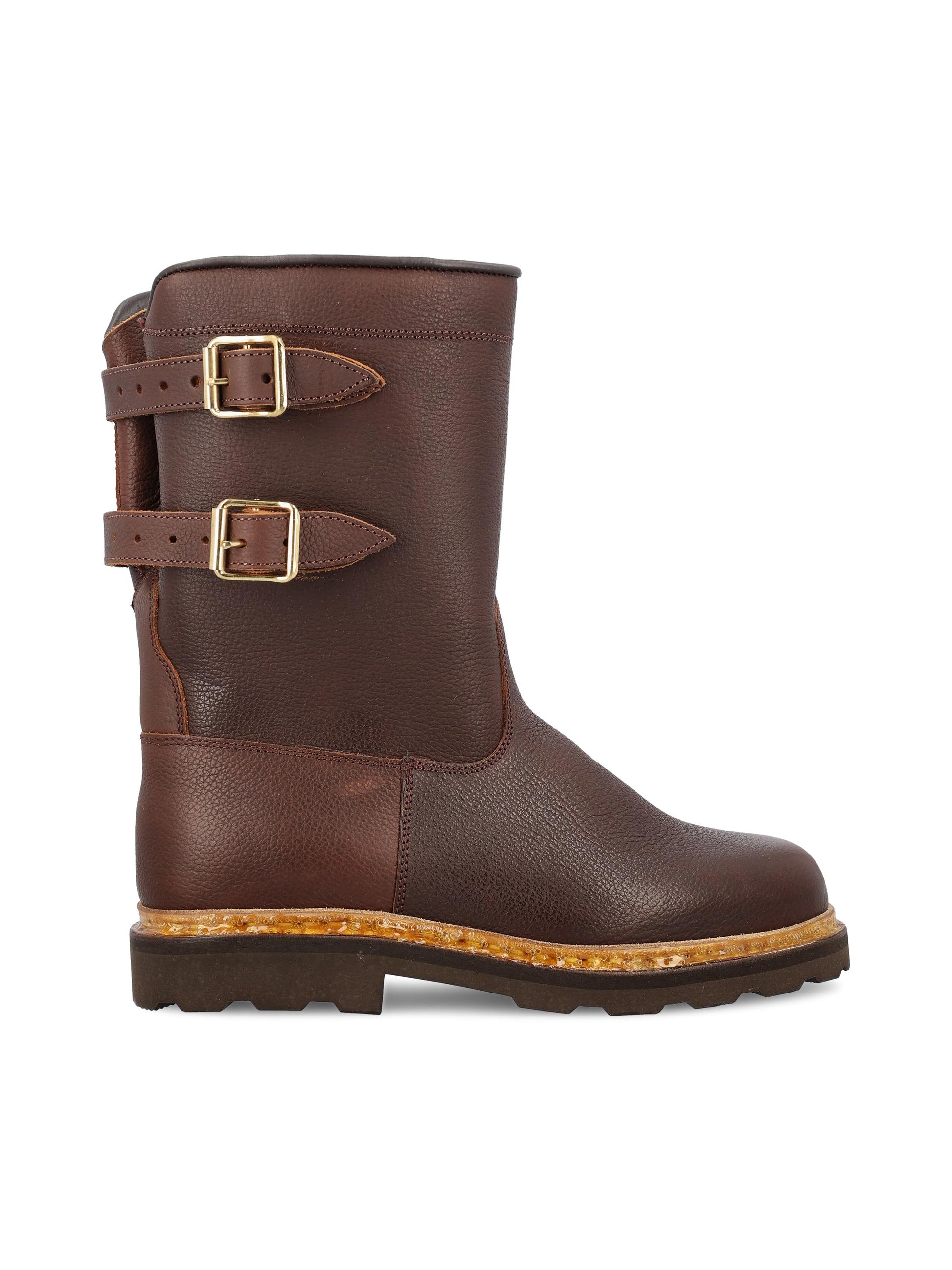 Stivale in pelle. 747901 SANGLIERBrown PARABOOT 
