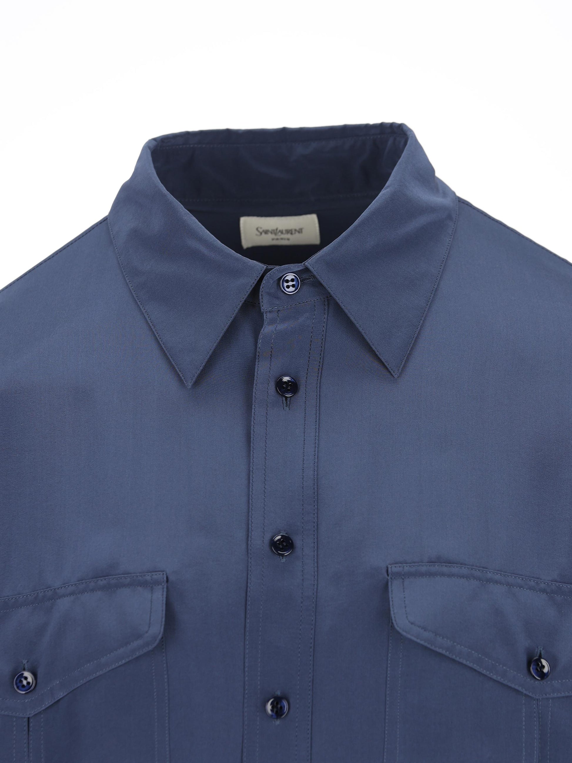 Camicia realizzata in viscosa e seta. 854249 Y2N494812 SAINT LAURENT 