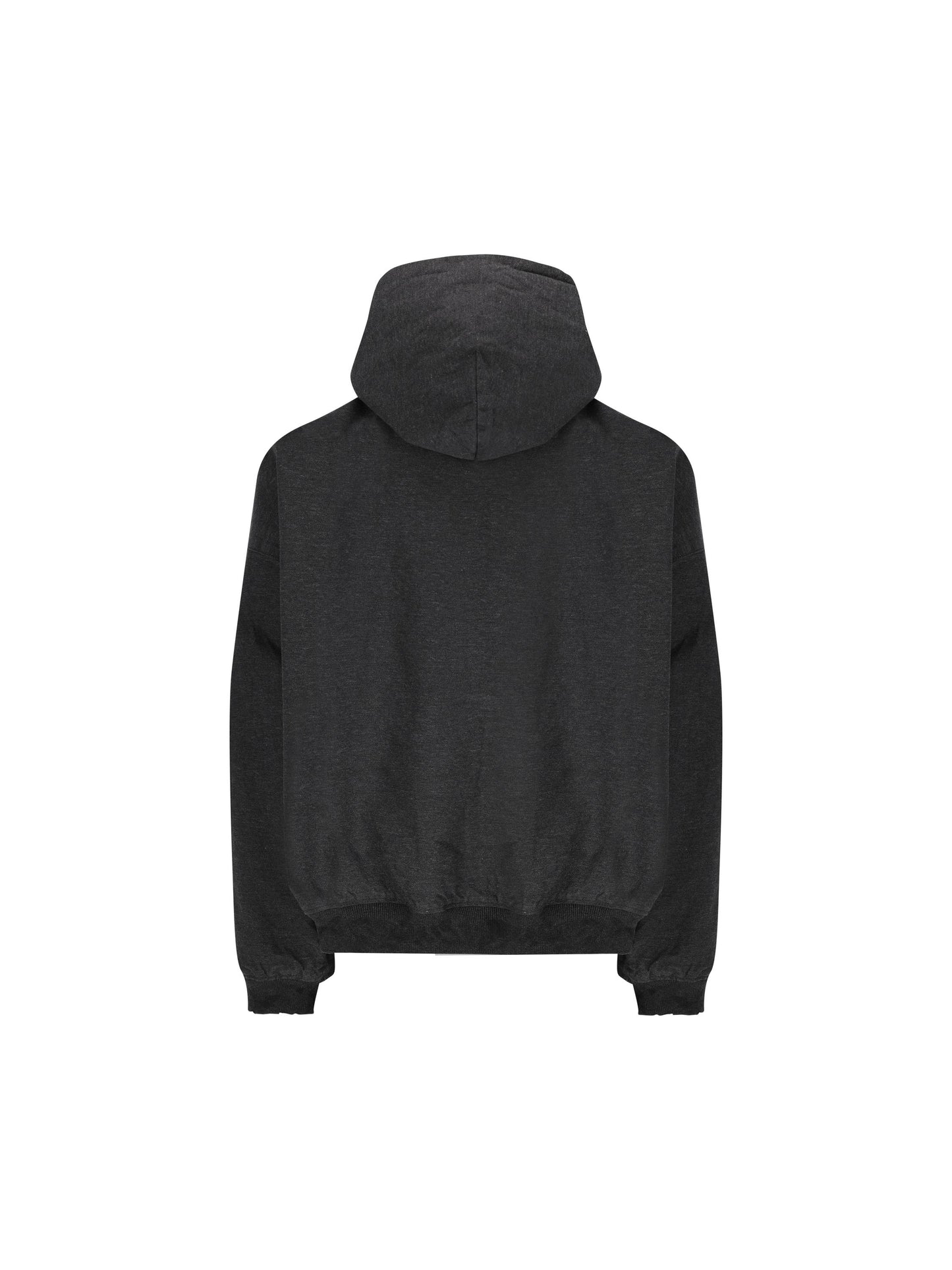 Hoodie in denim Trompe L'Œil con ricamo Loop Sports Icon 838688 TSWB31140 BALENCIAGA 