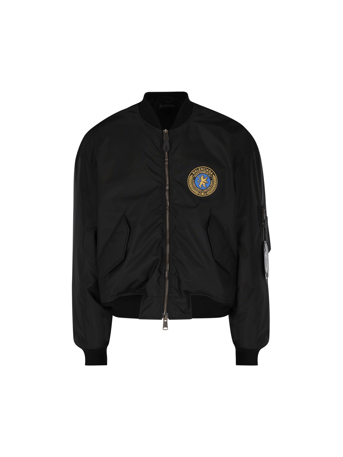 Giacca Bomber Large Fit in nero 839101 TOO041000 BALENCIAGA 