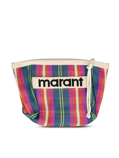 Pochette realizzata in nylon a righe. 23PPO0001FA-A1X17M NYOE ISABEL MARANT 