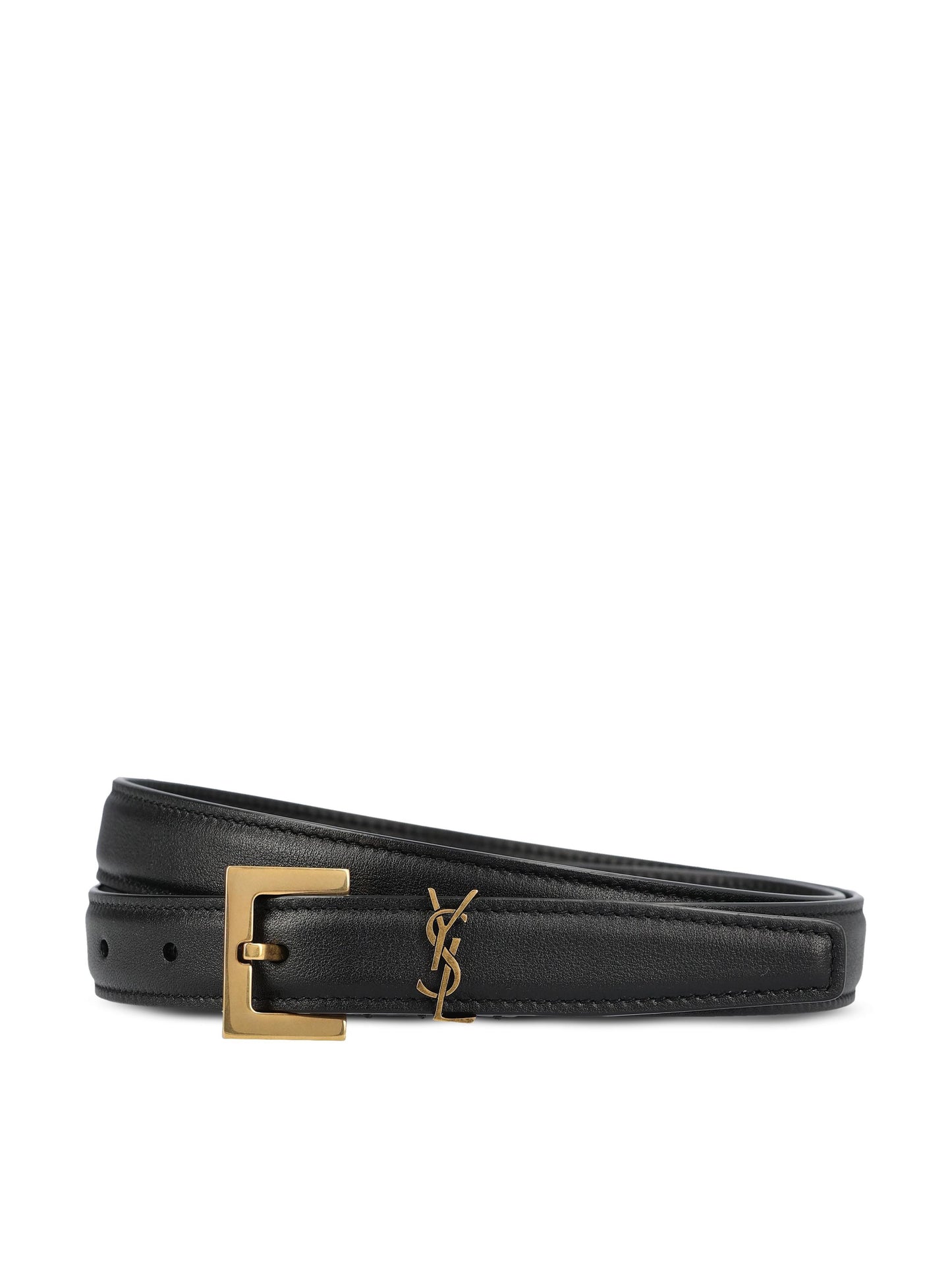 Cintura Sottile Cassandre in Pelle Box 554465 BOO0W1000 SAINT LAURENT 