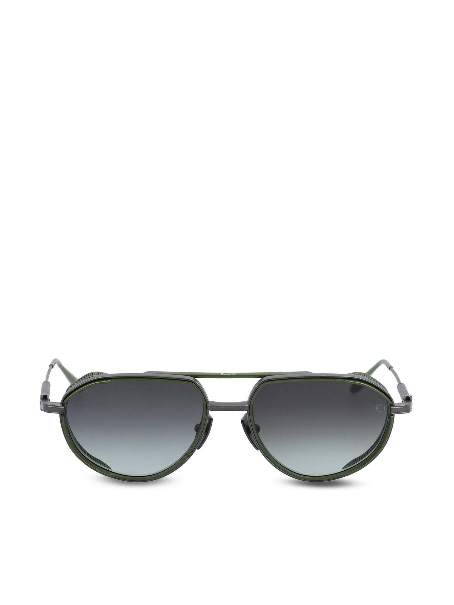 Occhiali da sole in titanio. AKS-511A-54 BLK - GRN AKONI 