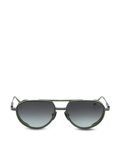 Occhiali da sole in titanio. AKS-511A-54 BLK - GRN AKONI 