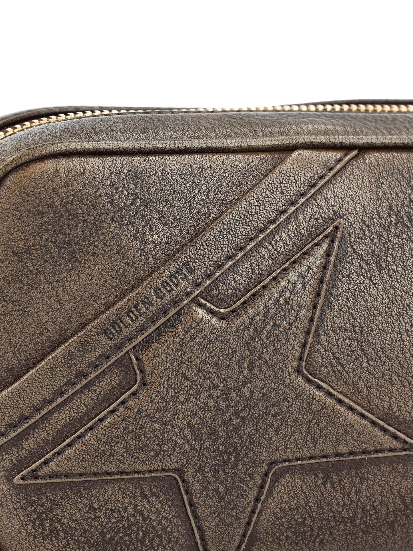 Borsa realizzata in pelle di bovino. GWA00228 A00075955357 GOLDEN GOOSE 