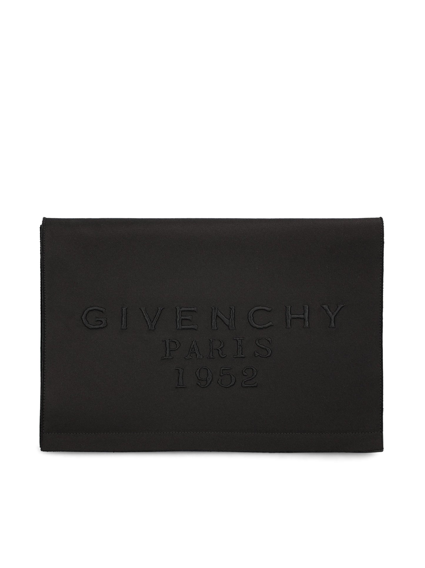 Pochette realizzata in seta e pelle. BB514EB2CK 001 GIVENCHY 