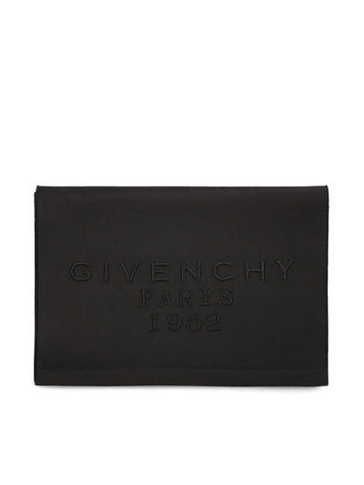 Pochette realizzata in seta e pelle. BB514EB2CK 001 GIVENCHY 