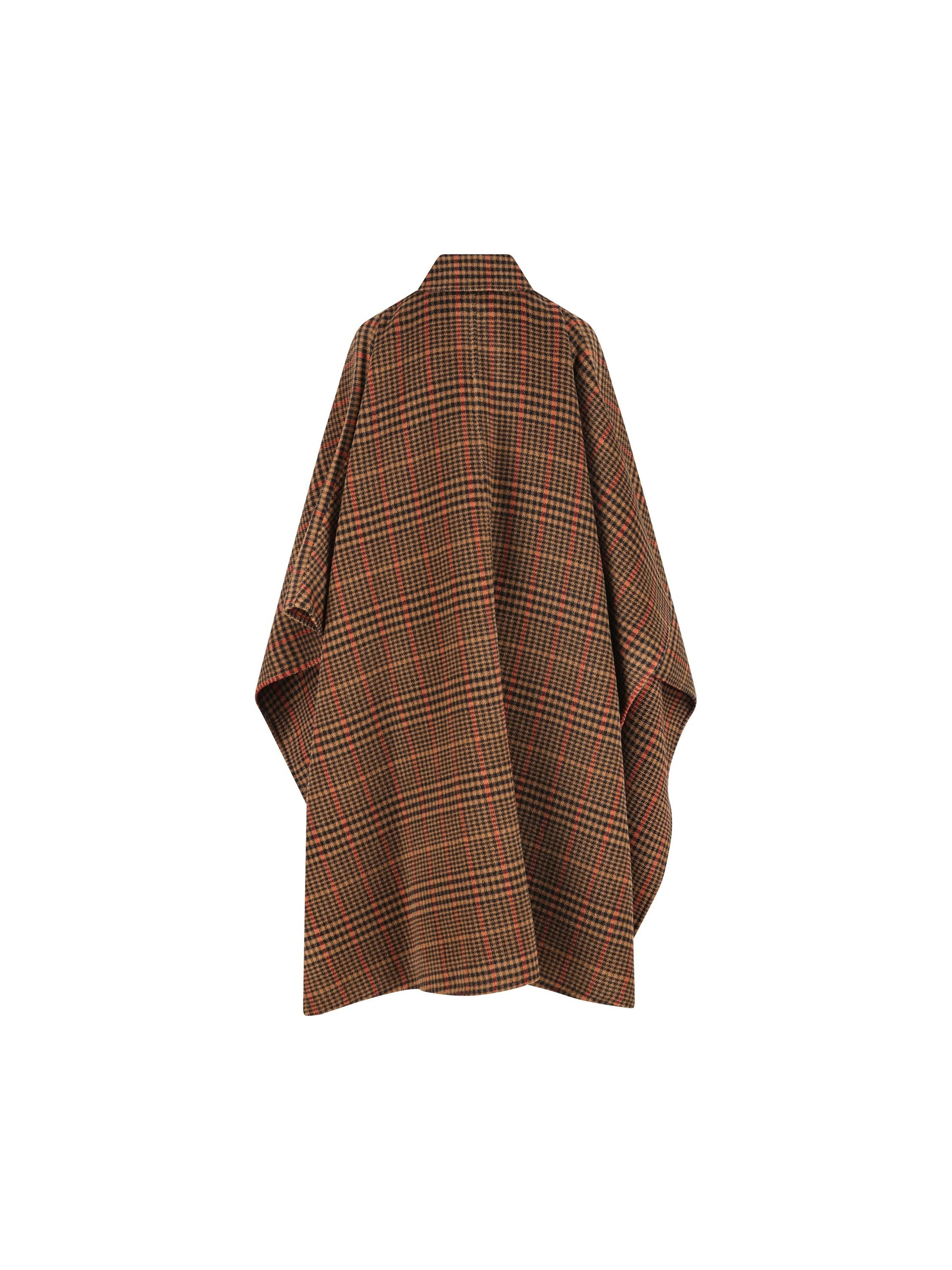Mantella-plaid realizzata in lana. 842744 Y1M562513 SAINT LAURENT 