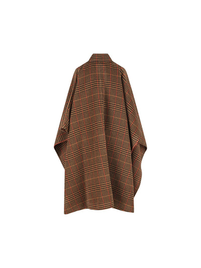 Mantella-plaid realizzata in lana. 842744 Y1M562513 SAINT LAURENT 