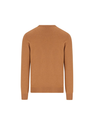 Maglia realizzata in cashmere. 34001 CUOIO CHEZ PAUL