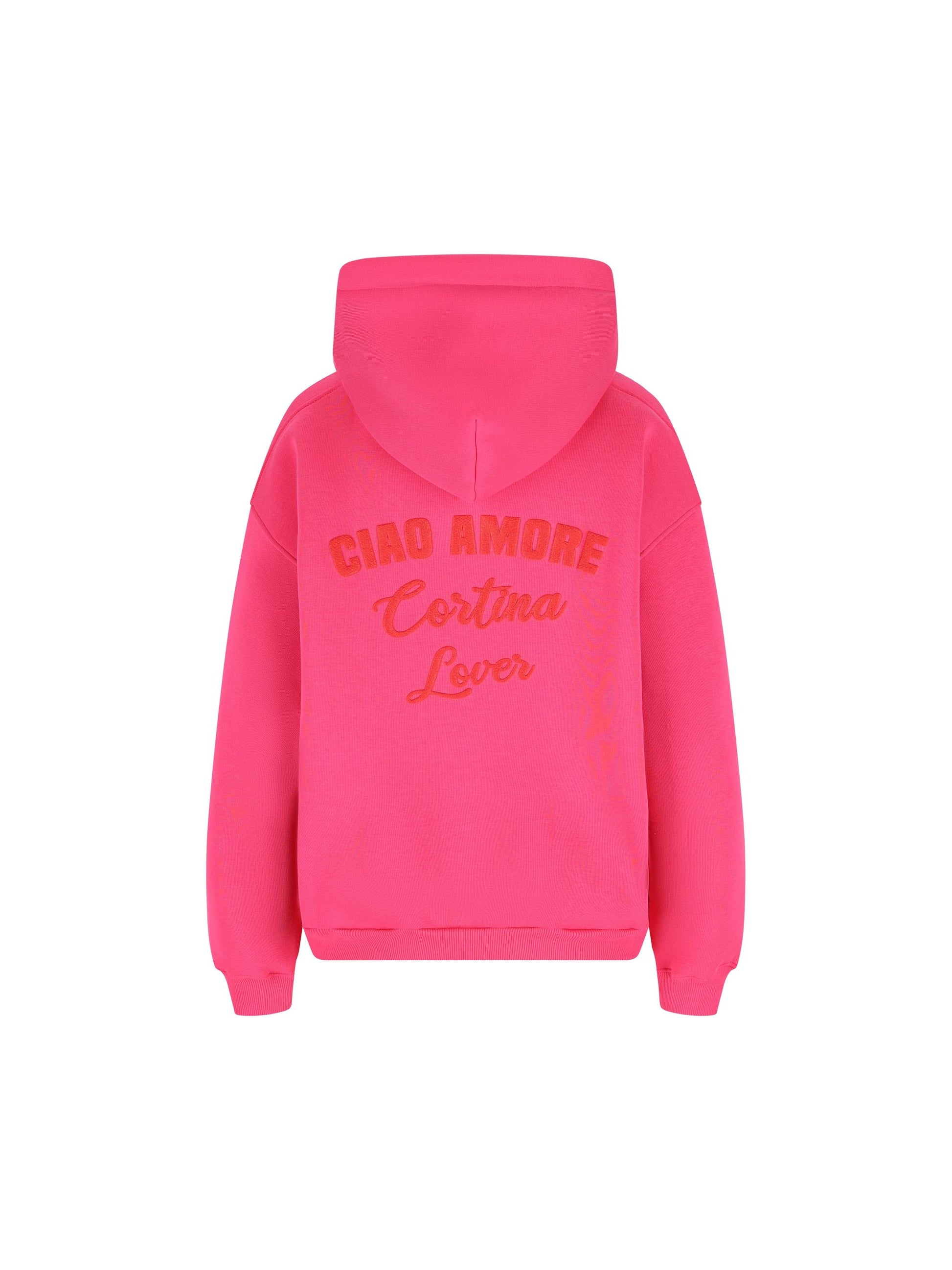 Felpa con cappuccio Ciao Amore Cortina Lover F25ET2322K 06 GIADA BENINCASA 