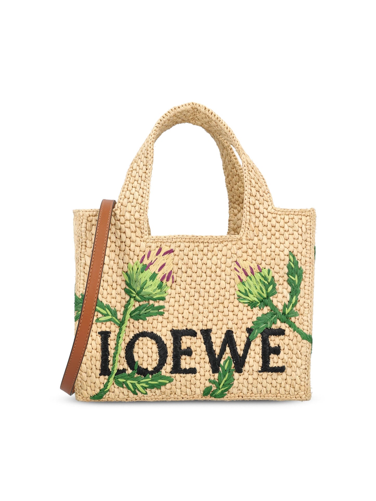 Borsa realizzata in rafia. ALF1B59X33 2656 LOEWE - PAULA'S IBIZA 