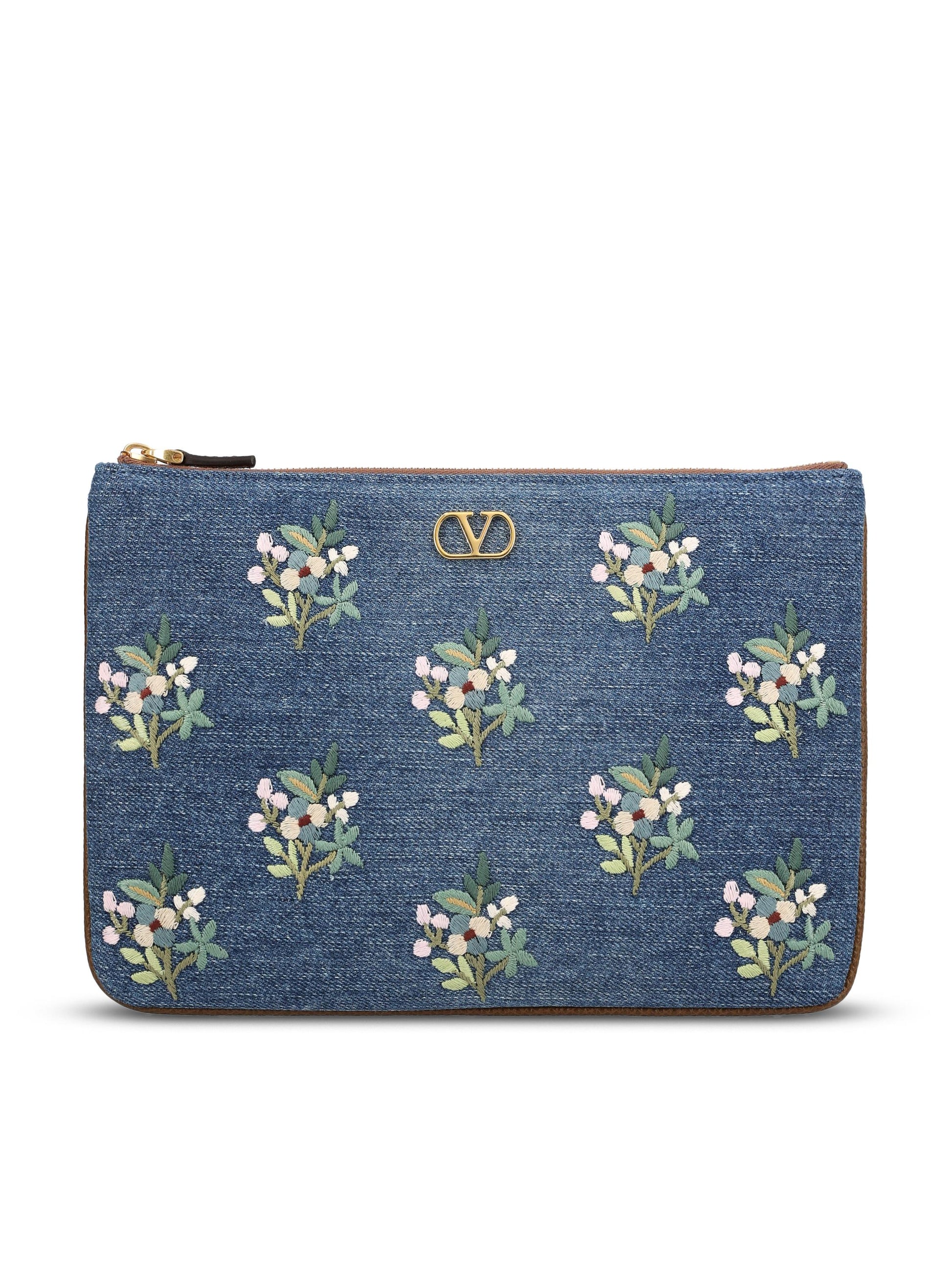 Pochette in denim. 8W0P0AK4MDU AXM VALENTINO GARAVANI 
