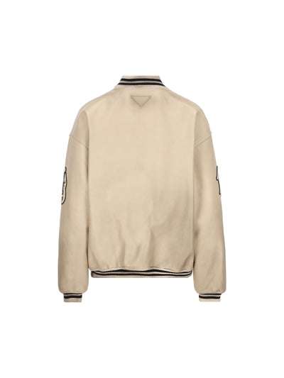 Bomber realizzato in pelle di vitello. 58A190 15Y0F0304 PRADA 