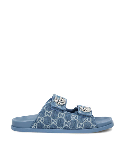 Sandali realizzati in tessuto GG. 855390 FAFG64746 GUCCI 