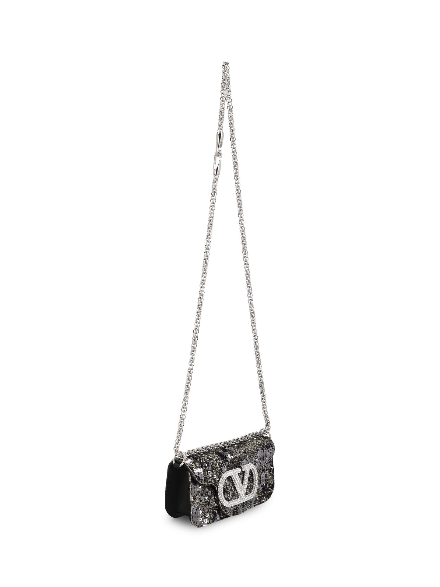Borsa realizzata in raso e tessuto moiré 8W2B0K53SBV A1K VALENTINO GARAVANI 