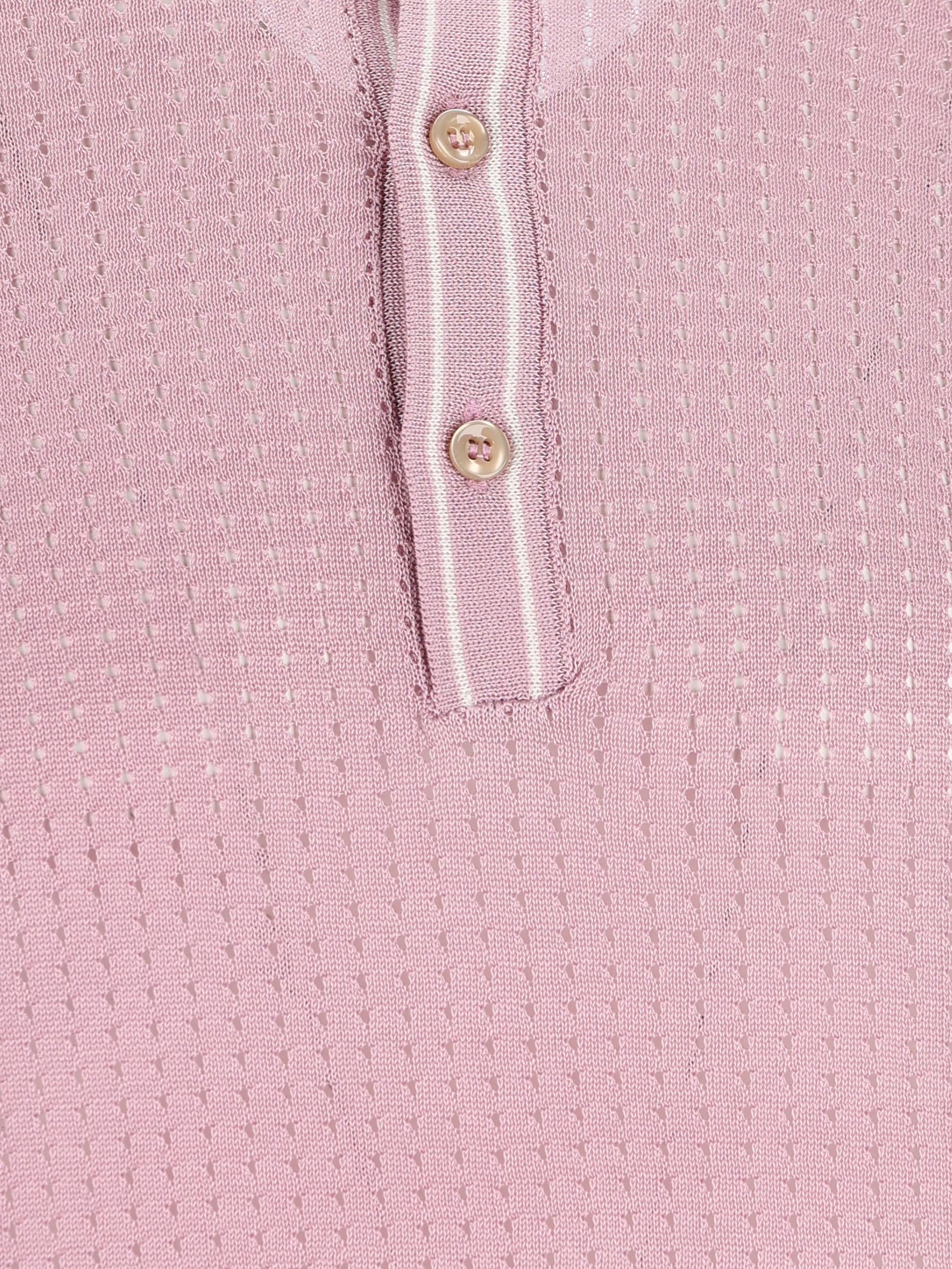 Polo realizzata in cotone. HILL LILLA TAGLIATORE 